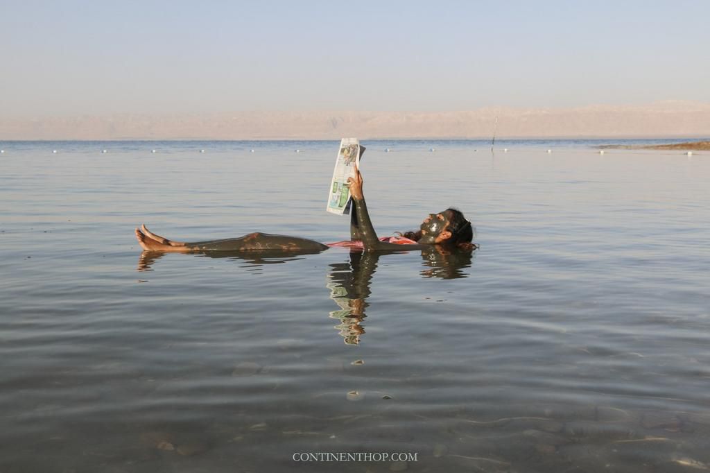 You can float and read a book without sinking [ContinentHop]
