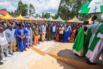 Raila Odinga and other leaders during a church service in Kisii on Sunday, September 10, 2023