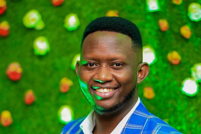 Actor Martin Githinji popularly known as Daddie Marto poses for a photo.