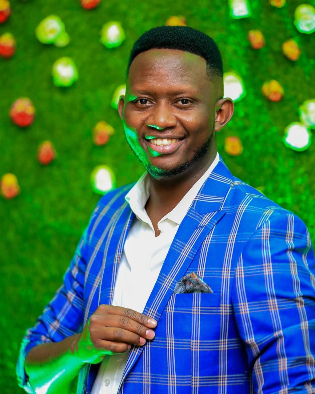 Actor Martin Githinji popularly known as Daddie Marto poses for a photo.