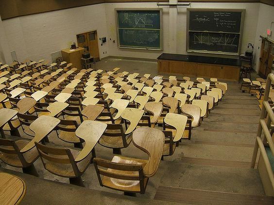 Chairs designed for right-handed people [buzzfeed]
