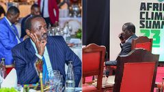 A collage of Kalonzo Musyoka and Raila Odinga
