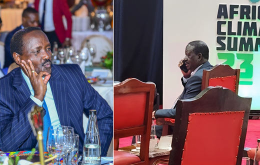 A collage of Kalonzo Musyoka and Raila Odinga