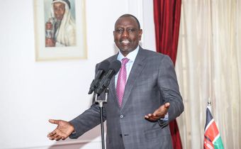 President William Ruto addressing a delegation of Jubilee MPs at State House on Wednesday, February 8, 2023