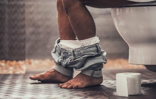 Man in the washroom