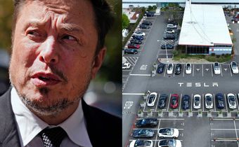 Tesla CEO Elon Musk and the Tesla factory in Fremont, California.Nathan Howard and Justin Sullivan via Getty Images