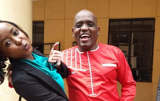 Dennis Itumbi and Jacque Maribe