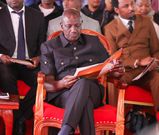 President William Ruto during the funeral of Nyandarua Senator John Methu on January 2, 2024