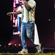 American rapper Curtis Jackson, '50 Cent' during a performance in Glasgow, Scotland on November 10, 2023