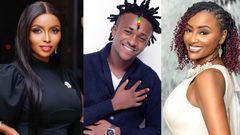 From left: Anerlisa Muigai, Miracle Baby and Michelle Ntalami