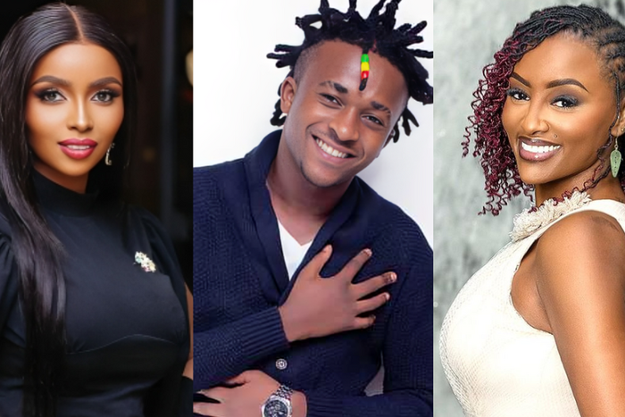 From left: Anerlisa Muigai, Miracle Baby and Michelle Ntalami