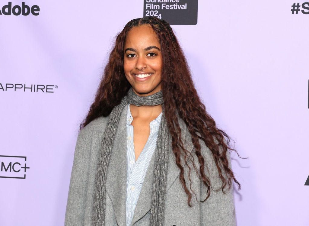 Malia Ann Obama attends the "The Heart" premiere during the 2024 Sundance Film Festival at Prospector Square Theatre on January 18, 2024.Dia Dipasupil/Getty Images