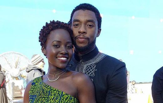 Lupita N'yongo and Chadwick Boseman