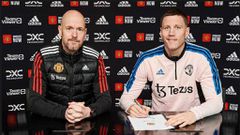 Erik ten Hag (left) and Wout Weghorst
