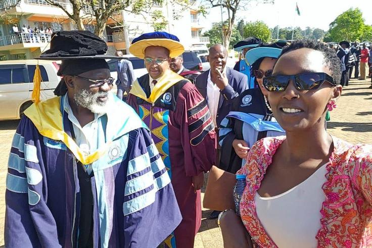 George Wajackoyah during the 20th Graduation ceremony at Masinde Muliro University of Science and Technology