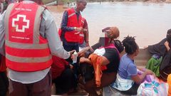 Kenya Red Cross Rescue Team in action