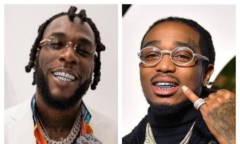 Burna Boy & Quavo spotted in music video shoot together