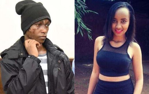 A collage image of Naftali Kinuthia and Ivy Wangechi