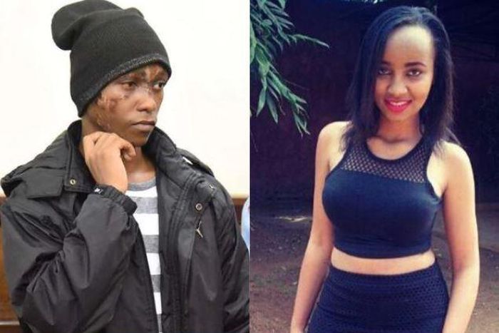 A collage image of Naftali Kinuthia and Ivy Wangechi