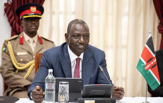 President William Ruto during a meeting at State House, Nairobi on May 3, 2023
