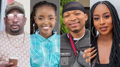 From left: Mike Sonko, Eve Mungai, Otile Brown & Diana Bahati