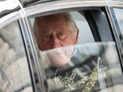 King Charles III leaves a national service of thanksgiving and dedication to the coronation of King Charles III and Queen Camilla at St Giles' Cathedral on July 5 [Samir Hussein/WireImage/Getty Images]