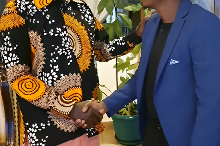 Azimio leader Raila Odinga and comedian Eric Omondi