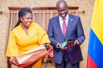 Deputy President Rigathi Gachagua with Colombian Vice President Francia Márquez