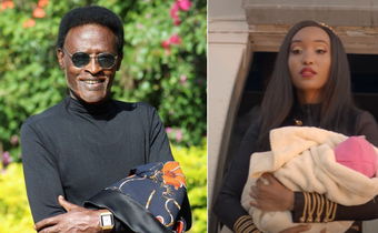 Freshly Mwamburi and Sharon Zey who acted as Stella in Freshly's song, 'Stella'