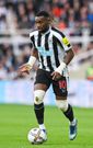 Allan Saint-Maximin of Newcastle United v Brentford on October 8, 2022.