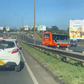 A super metro bus captured violating traffic rules along Thika Superhighway