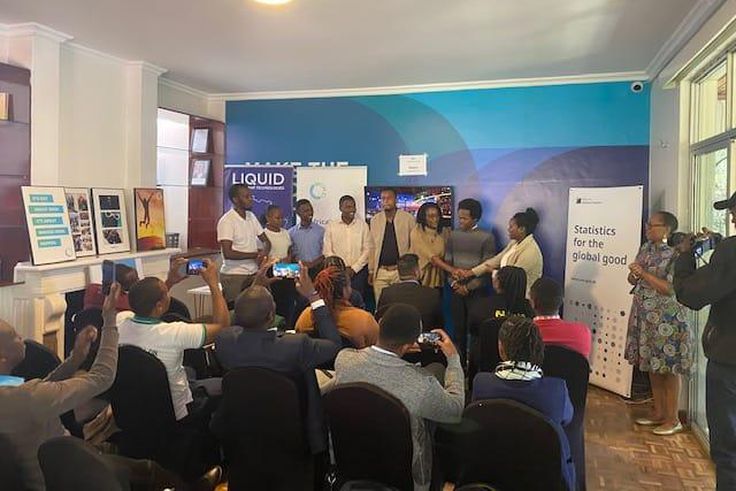 Participants during the food security brainstorming event