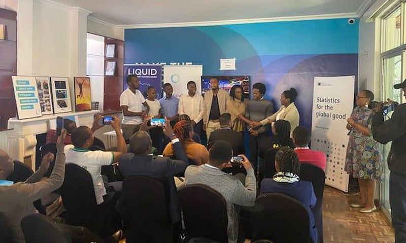 Participants during the food security brainstorming event