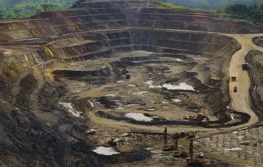 Excavators and drillers at work in an open pit at Tenke Fungurume, a copper and cobalt mine 110 km (68 miles) northwest of Lubumbashi in Congo's copper-producing south, owned by miner Freeport McMoRan, Lundin Mining and state mining company Gecamines, ...