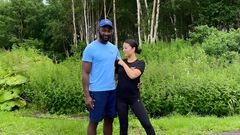 Dennis Ombachi and his wife