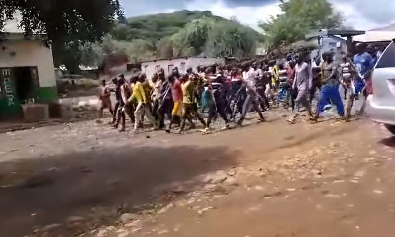 NPS sets record straight on viral video of men marching, singing with guns in plain clothes