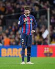 Gerard Pique of FC Barcelona at full time during the La Liga match between FC Barcelona and UD Almeria played at Spotify Camp Nou Stadium on November 05, 2022 .