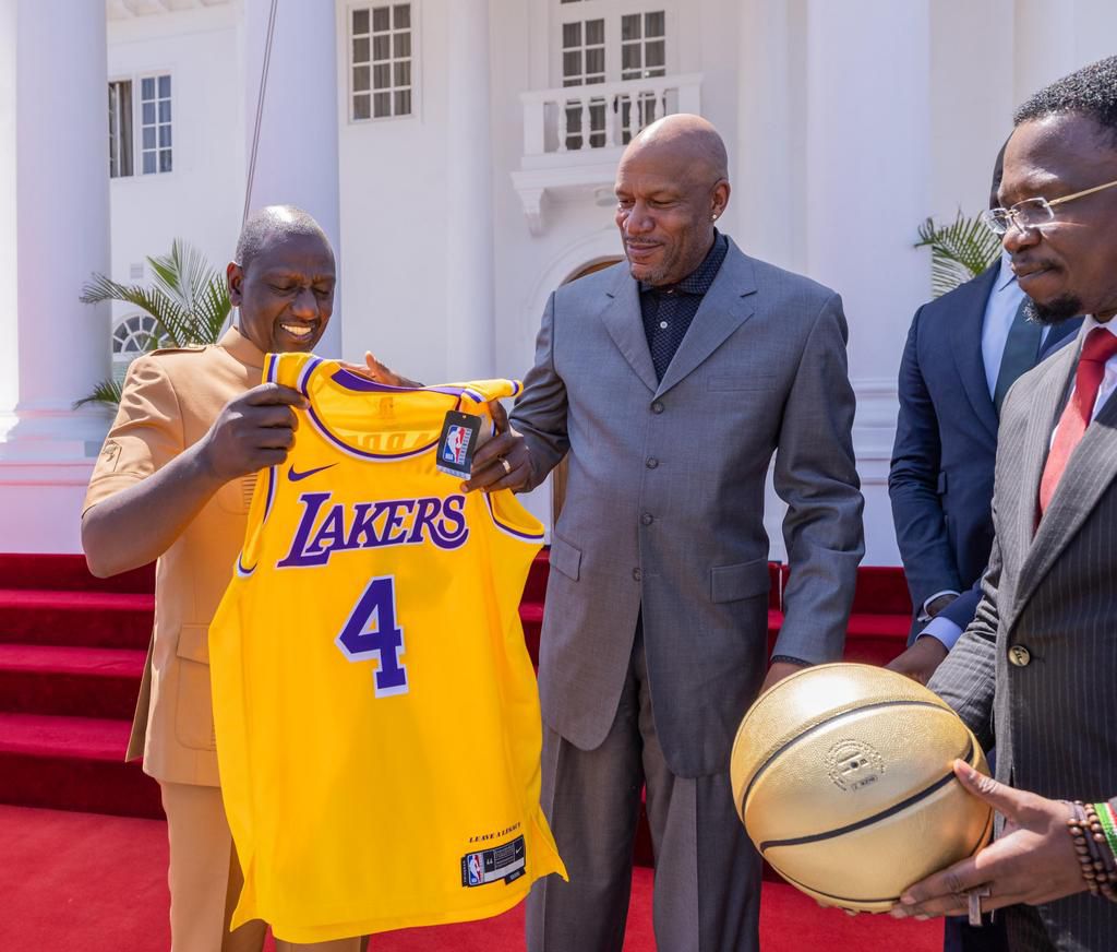 President William Ruto meets with NBA officials at State House, Nairobi on November 29, 2023