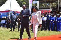 Governor Susan Kihika with her husband Sam Mburu