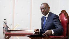 President William Ruto during a Cabinet meeting at State House, Nairobi on October 3, 2023