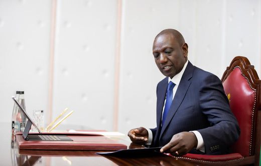 President William Ruto during a Cabinet meeting at State House, Nairobi on October 3, 2023