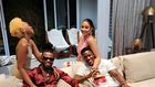 Diamond, Zuchu, Zari and Shakib hanging out in South Africa