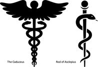 Differences between the Rod of Asclepius and The Caduceus