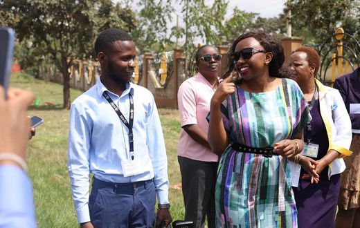 Charlene Ruto during the Deaf Awareness Week at the Kenya School of Sign Language