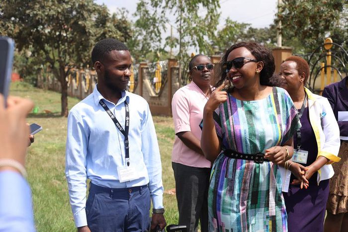 Charlene Ruto during the Deaf Awareness Week at the Kenya School of Sign Language