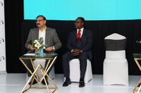 Kenya Motor Industry Association Chairman Naresh Leekha and Group Managing Director, NCBAGroup, John Gachora