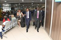 President William Ruto conducted an impromptu inspection at the Jomo Kenyatta International Airport (JKIA) on Monday evening August 21, 2023