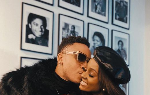 Rotimi and Vanessa Mdee