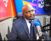 Cabinet Secretary Moses Kuria during an interview with Kameme FM on November 6, 2023