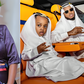 A collage of Mama Dangote and Diamond Platnumz & his son Naseeb Junior